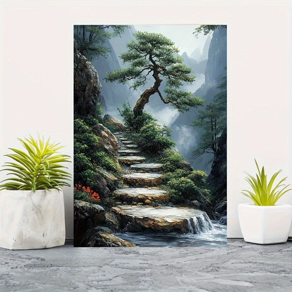 Bonsai Vertical Garden - Obra de arte en lienzo de