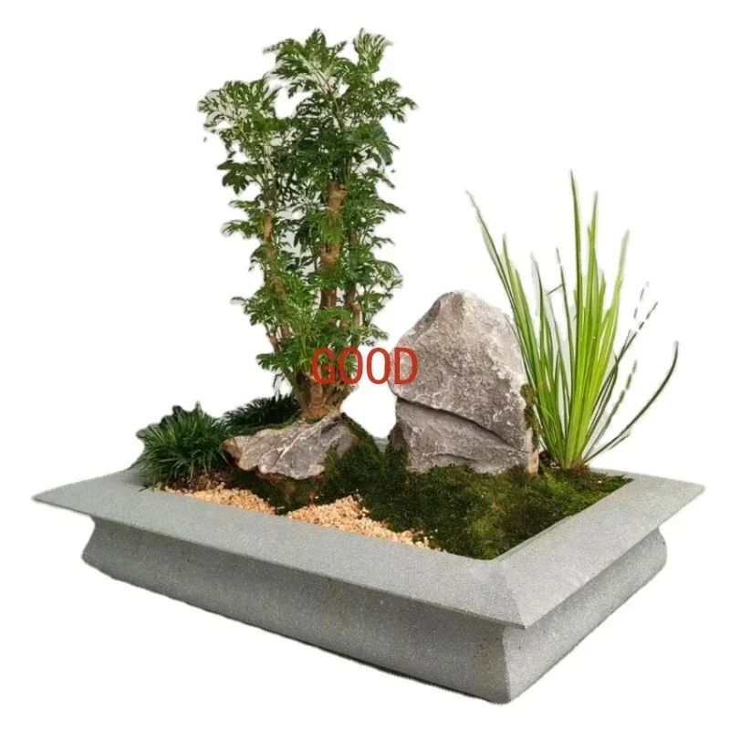 Bonsai Garden Art - Mesa de té china de piedra