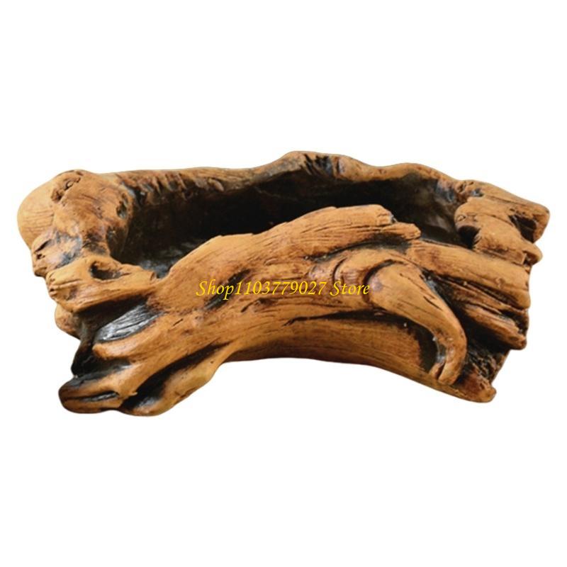 Bonsai Garden Design - Macetero decorativo para suculentas hormigón C4DF,