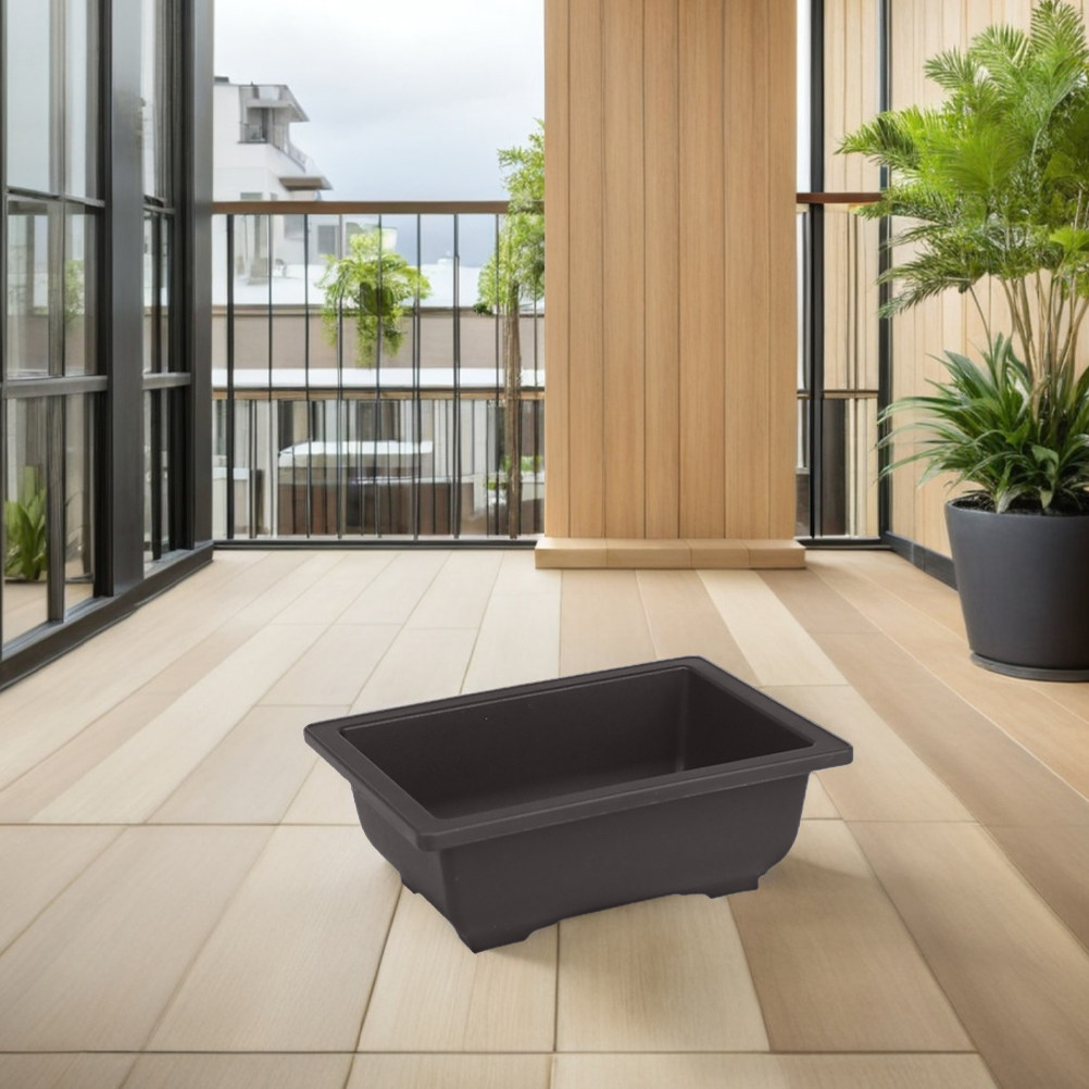 Maceta rectangular de plástico - Bonsai Vertical Garden reseña y precio