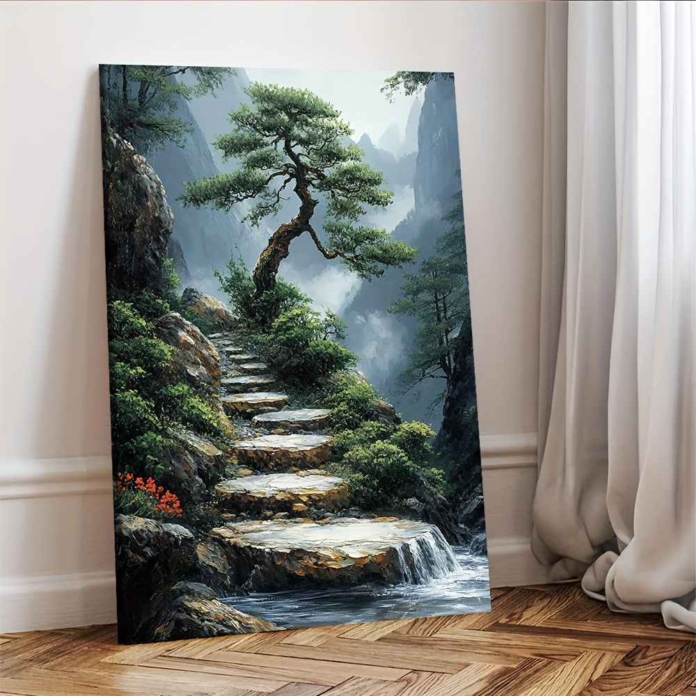 Obra de arte en lienzo de Zen  - Bonsai Vertical Garden reseña y precio