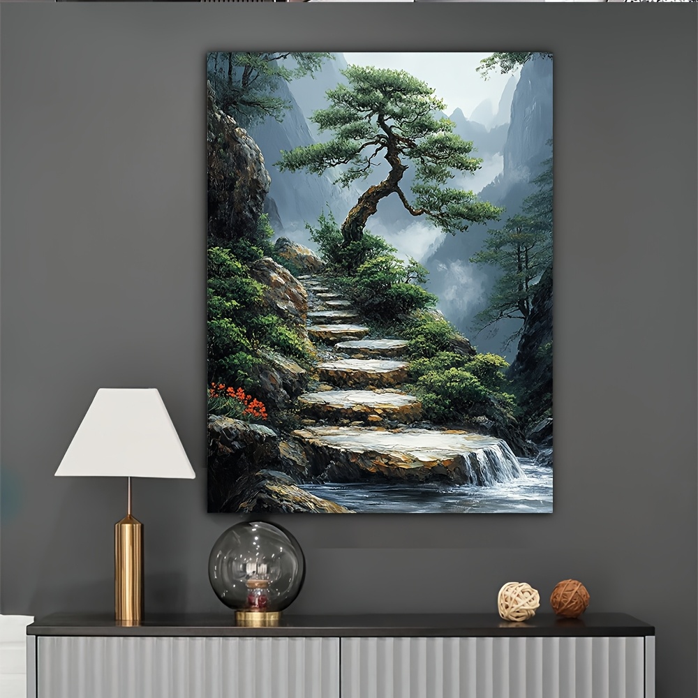 Obra de arte en lienzo de Zen  - Bonsai Vertical Garden reseña y precio