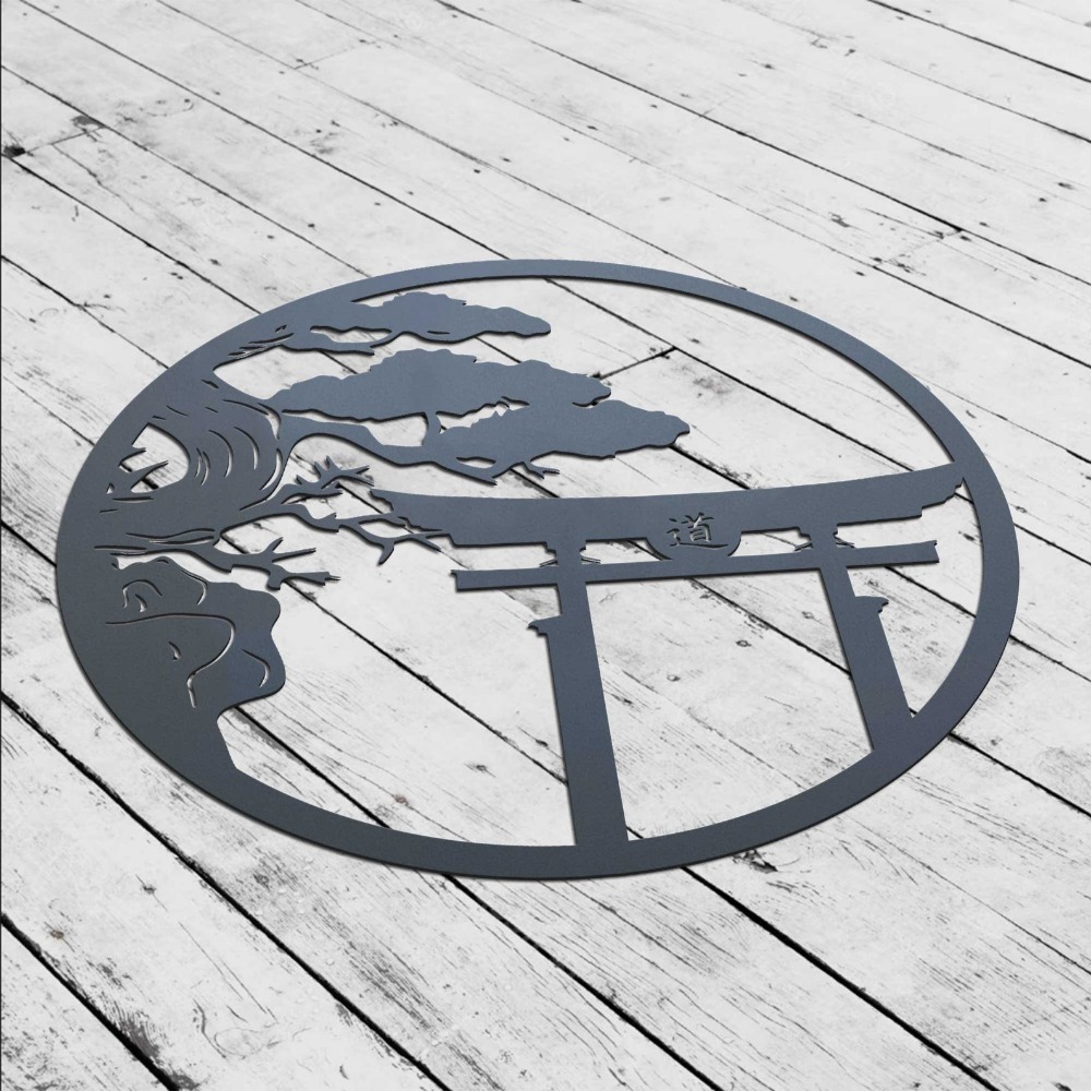 Arte Metálico de Pared con Dis - Bonsai Garden Art reseña y precio