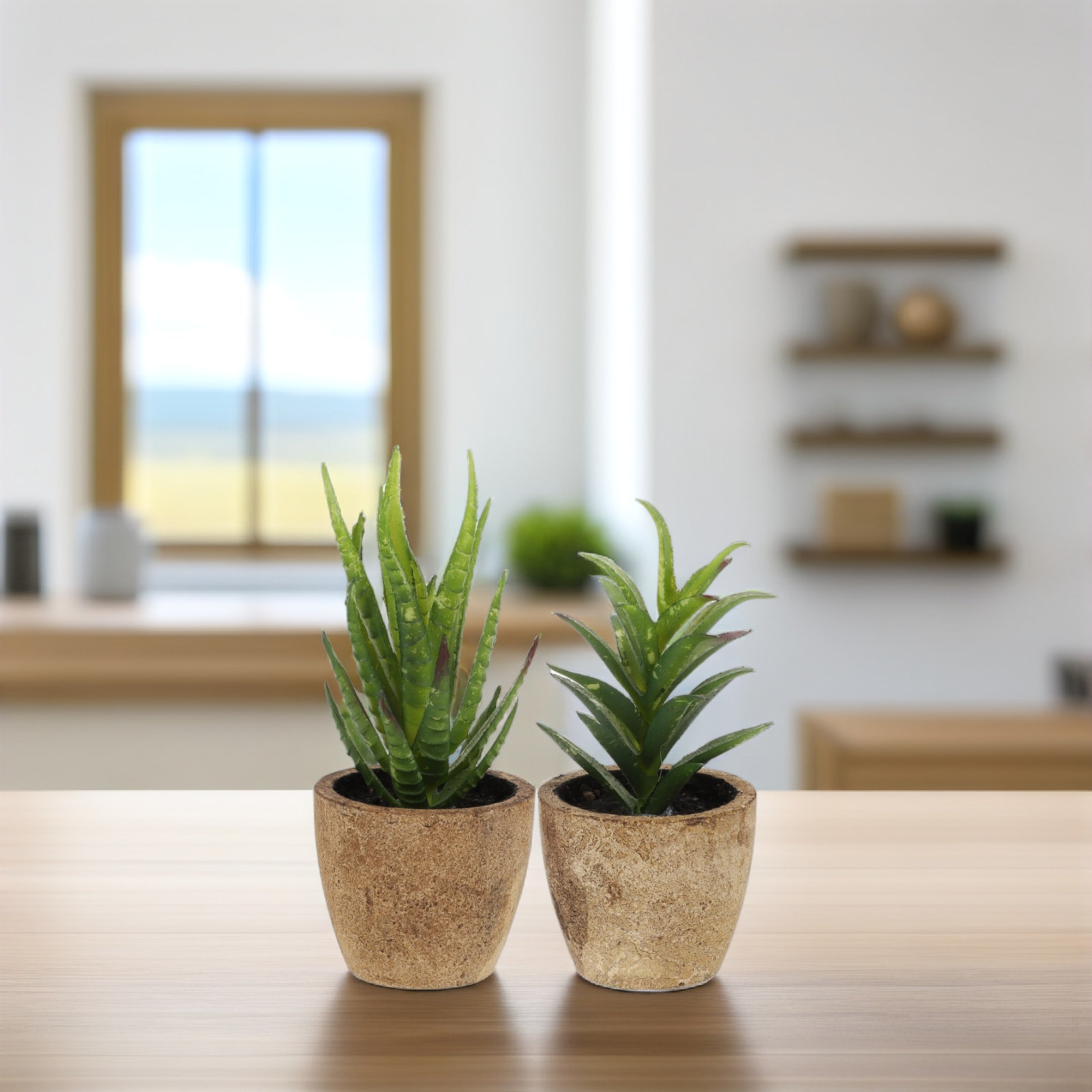 4 Piezas de Bonsái Suculento A - Bonsai Garden Cafe reseña y precio